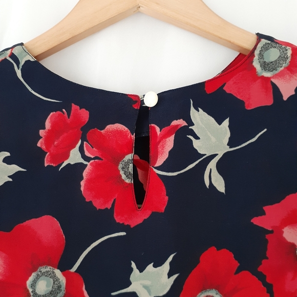 Vintage floral blouse - Picture 6 of 7